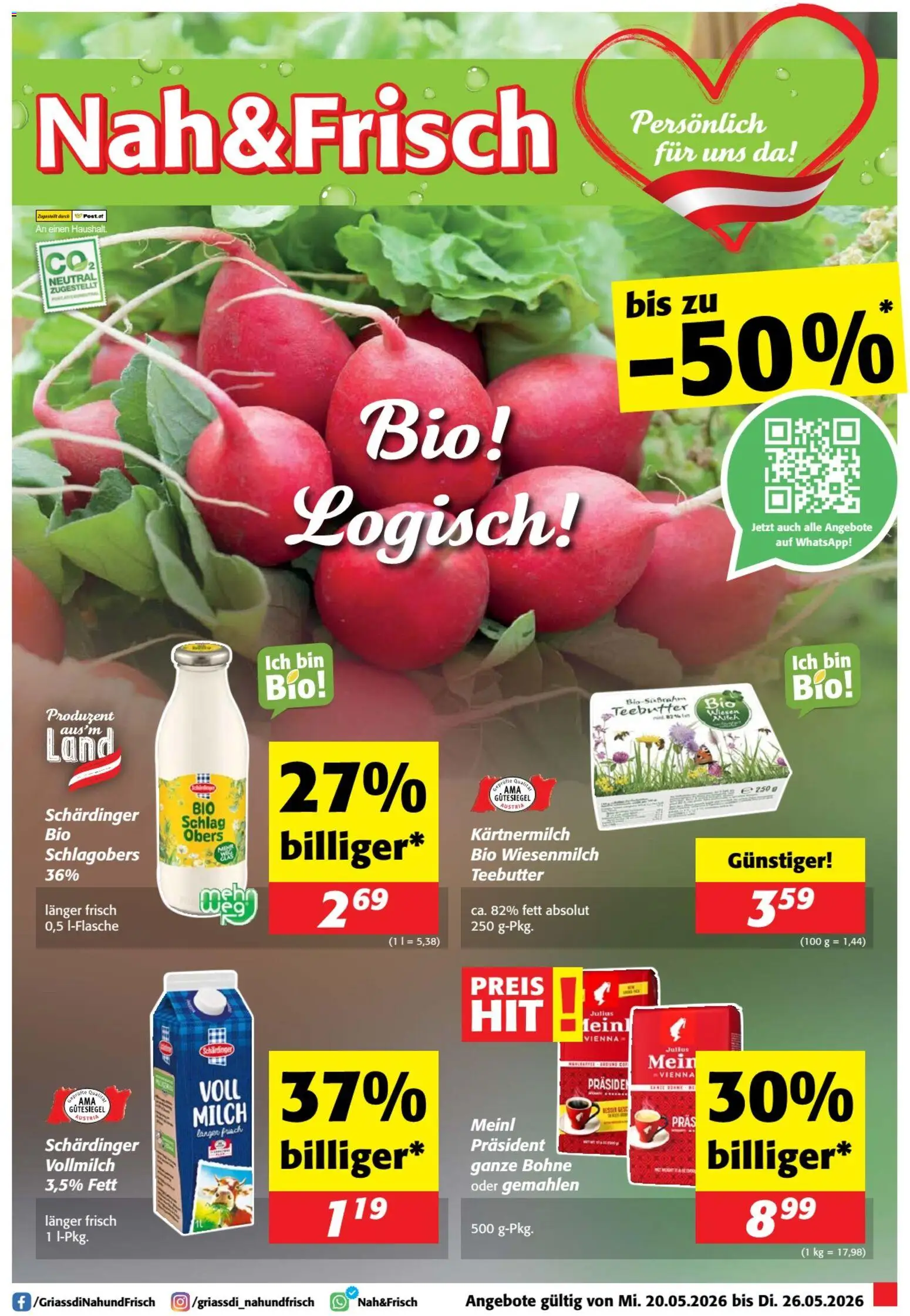 Vorschau der Angebote: Nah und Frisch Nah und Frisch Flugblatt gültig ab 20.05.2026
