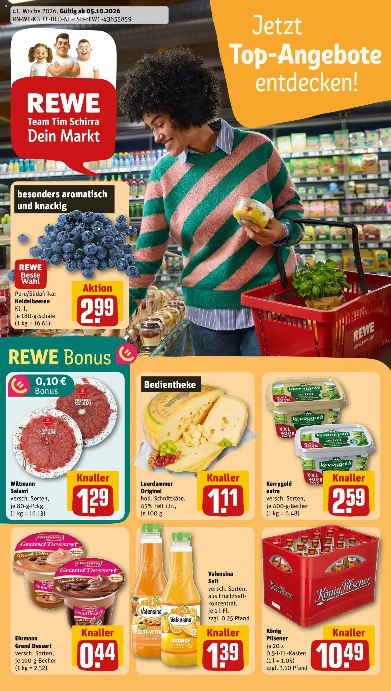 Vorschau von dem Prospekt des Geschäftes Rewe, gültig ab dem 05.10.2026