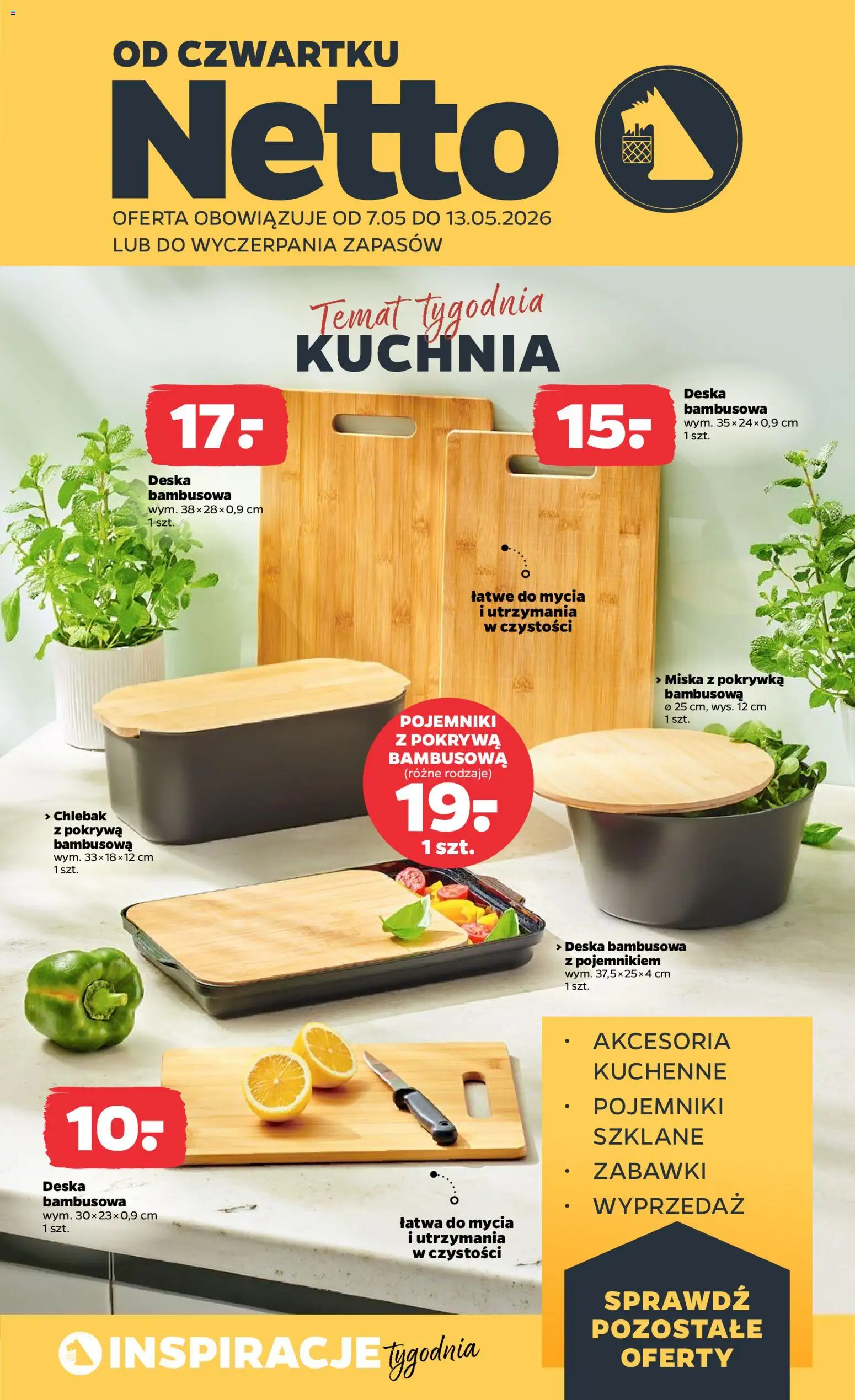 Pogląd gazetki "Netto gazetka od czwartku NonFood" ze sklepu Netto ważnej od 07.05.2026