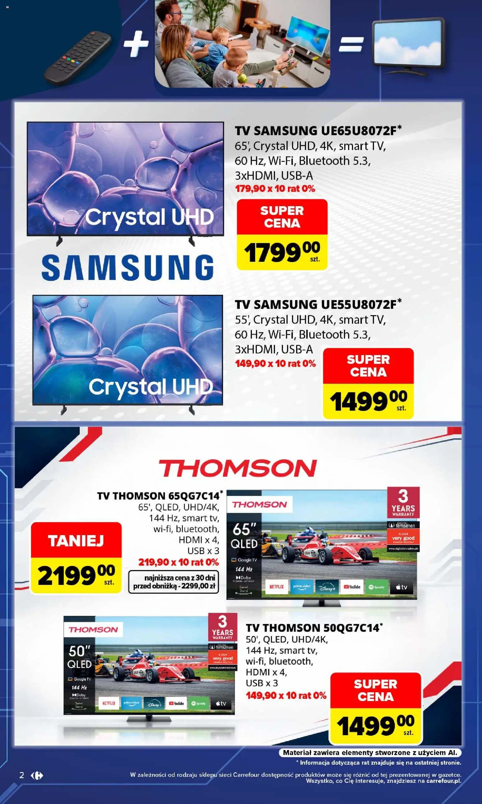 Pogląd gazetki "Carrefour gazetka - Multimedia dla każdego" ze sklepu Carrefour ważnej od 21.09.2026