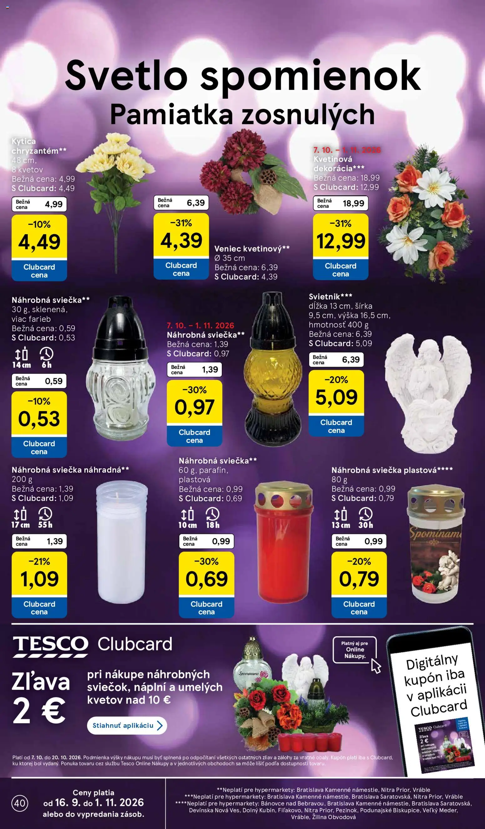 Náhľad Tesco letáku platného od 14.10.2026