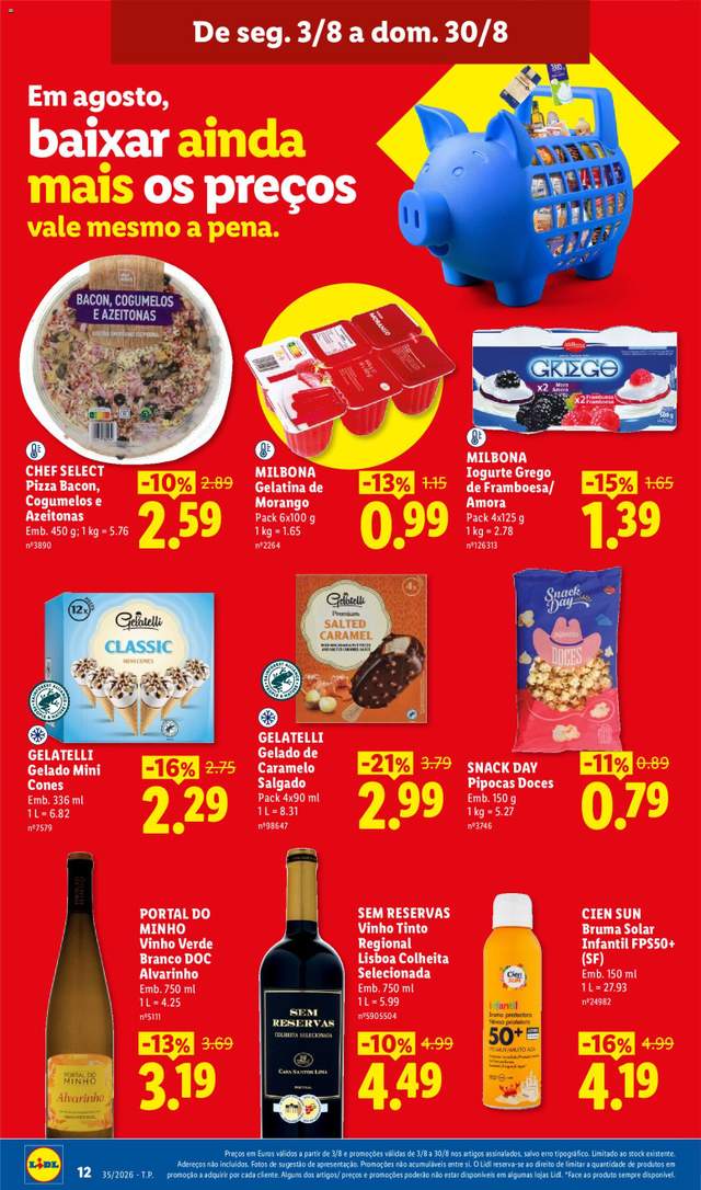 Novo folheto Lidl a partir de 24/08
