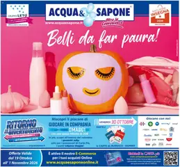 Anteprima dell'opuscolo Acqua e Sapone volantino n.22 dal negozio Acqua e Sapone valido da 19/10/2026