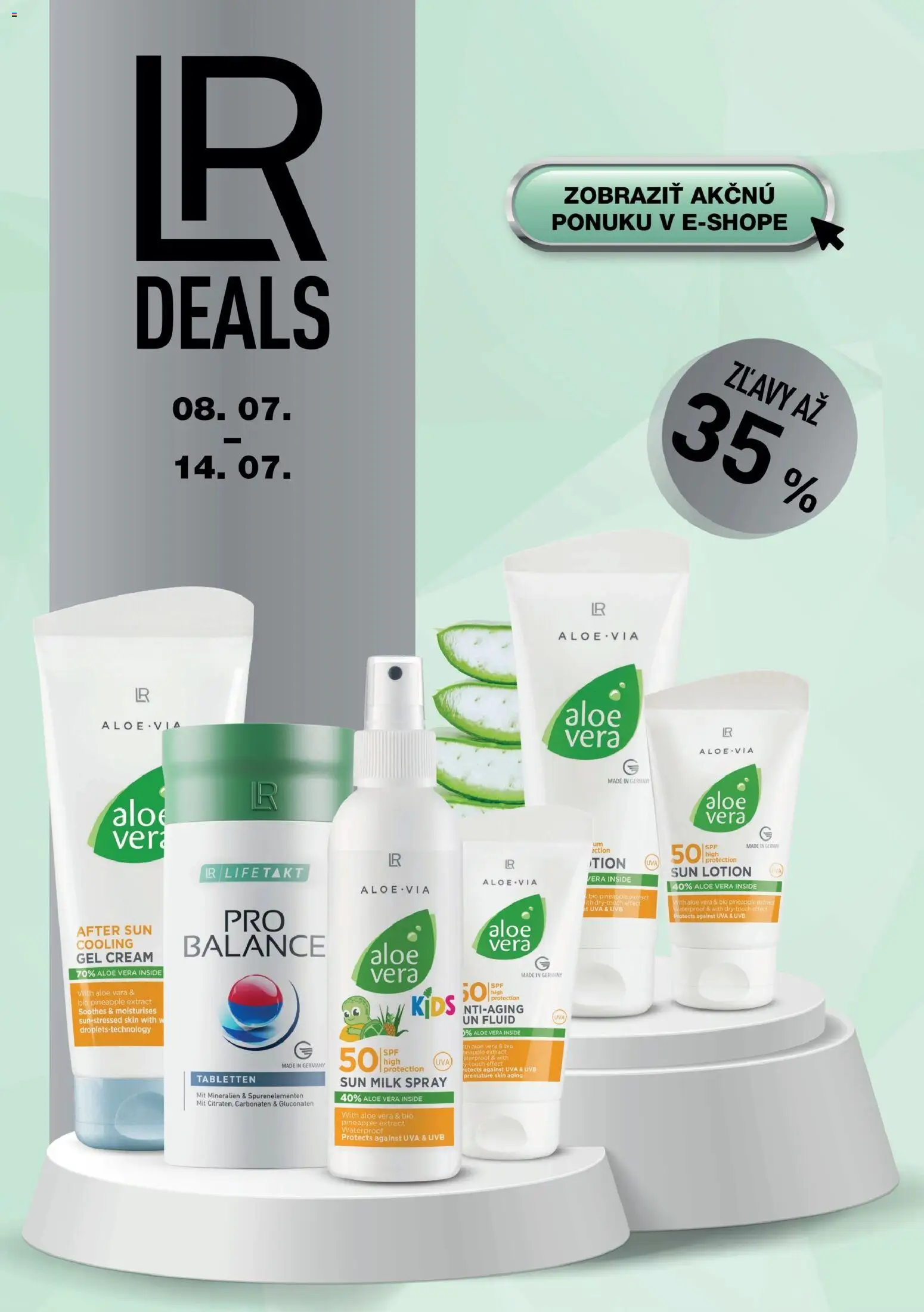 Náhľad LR letáku platného od 08.07.2026 - Aloe Vera