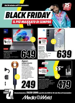 Anteprima dell'opuscolo Media World Black Friday dal negozio Media World valido da 30/10/2026