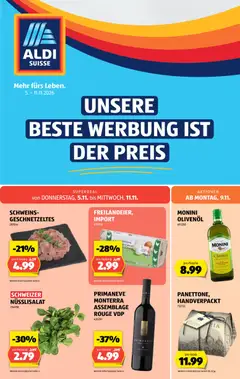 Vorschau des Merkblatts Aldi aktionen vom Shop Aldi gültig von 05.11.2026 bis 11.11.2026