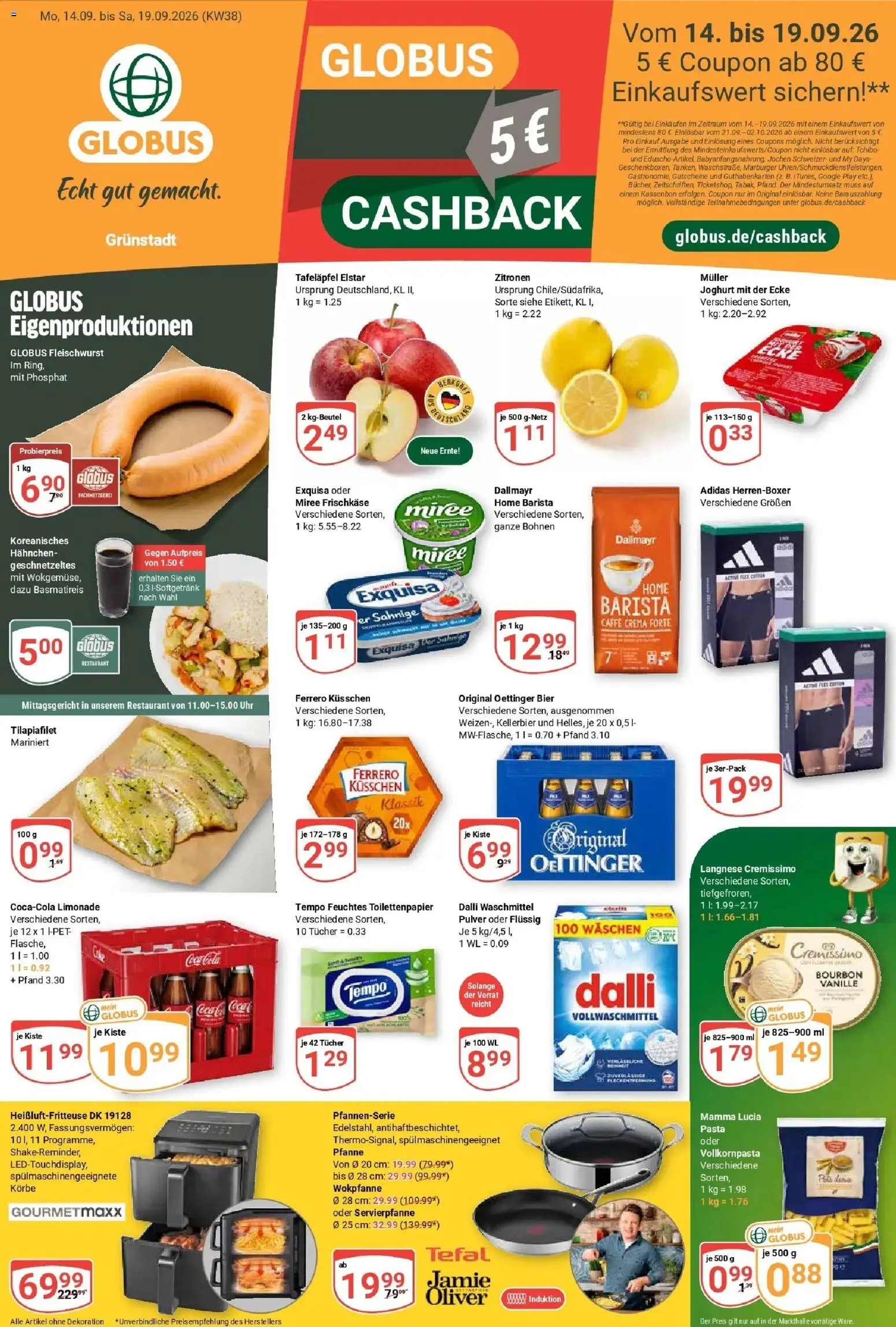 Vorschau von dem Prospekt des Geschäftes Globus, gültig ab dem 14.09.2026