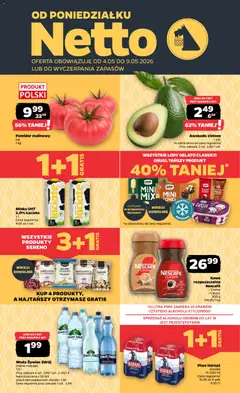 Pogląd gazetki "Netto gazetka od poniedziałku spożywcza" ze sklepu Netto ważnej od 04.05.2026