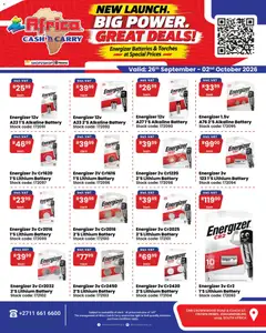 Preview of Africa Cash & Carry flyer valid from 26/09/2026