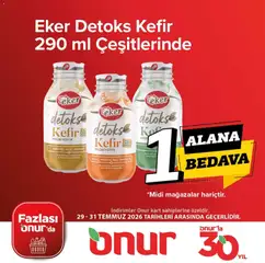 Onur Market Onur Market İndirim 29.07.2026 - Broşürünün önizlemesi