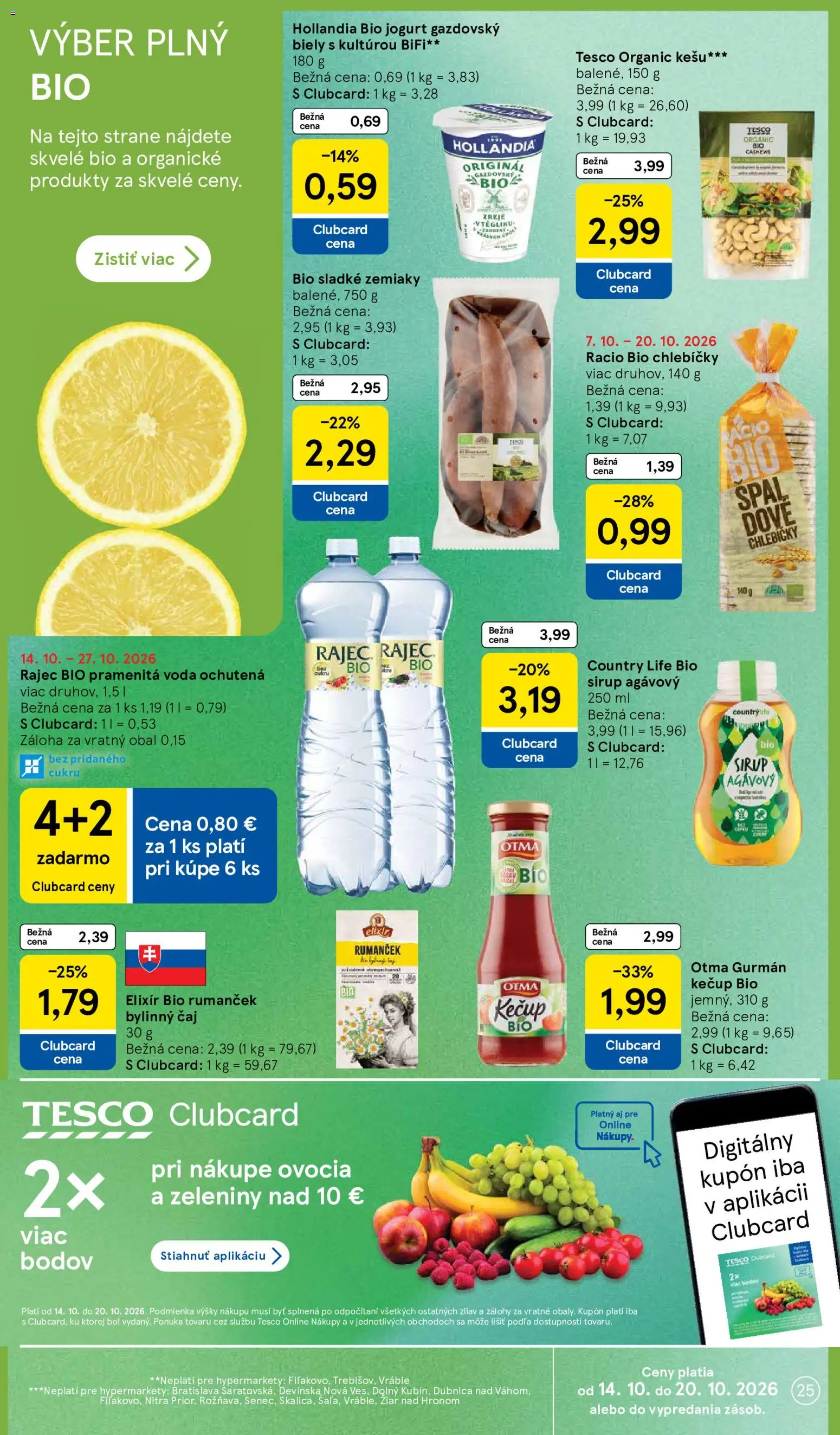Náhľad Tesco letáku platného od 14.10.2026