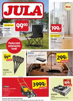 Förhandsgranska reklamblad Jula erbjudanden från butik Jula gäller från 25/06/2026