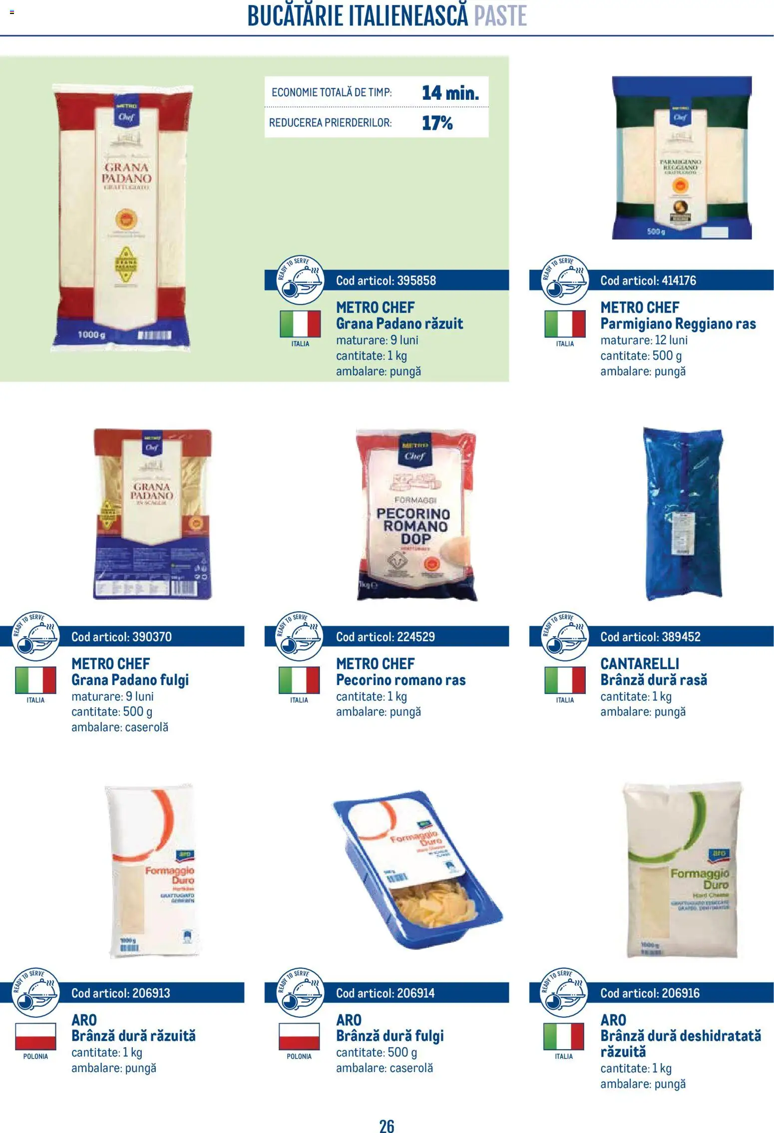 Previzualizarea de cataloage: Metro Metro Catalog Smart Chef valabil de la 21.04.2026 - Paste, Bucătărie, Brânză, Caserola, Pungă, Fulgi