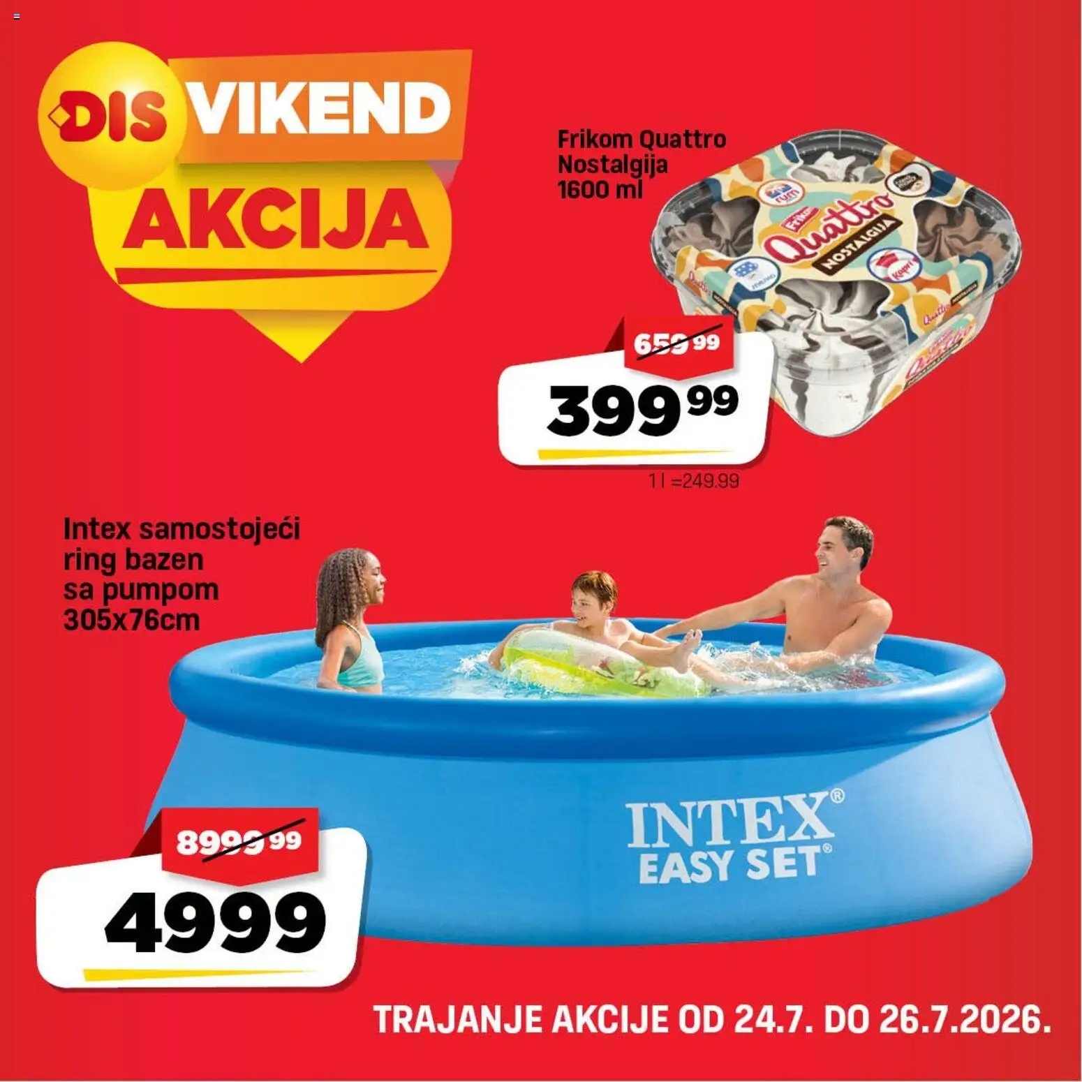 Pregled Super DIS kataloga - važi od 24.07.2026