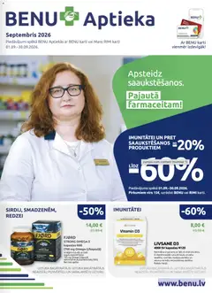 Skatīt BENU akciju bukletu, derīgs no 01.09.2026.