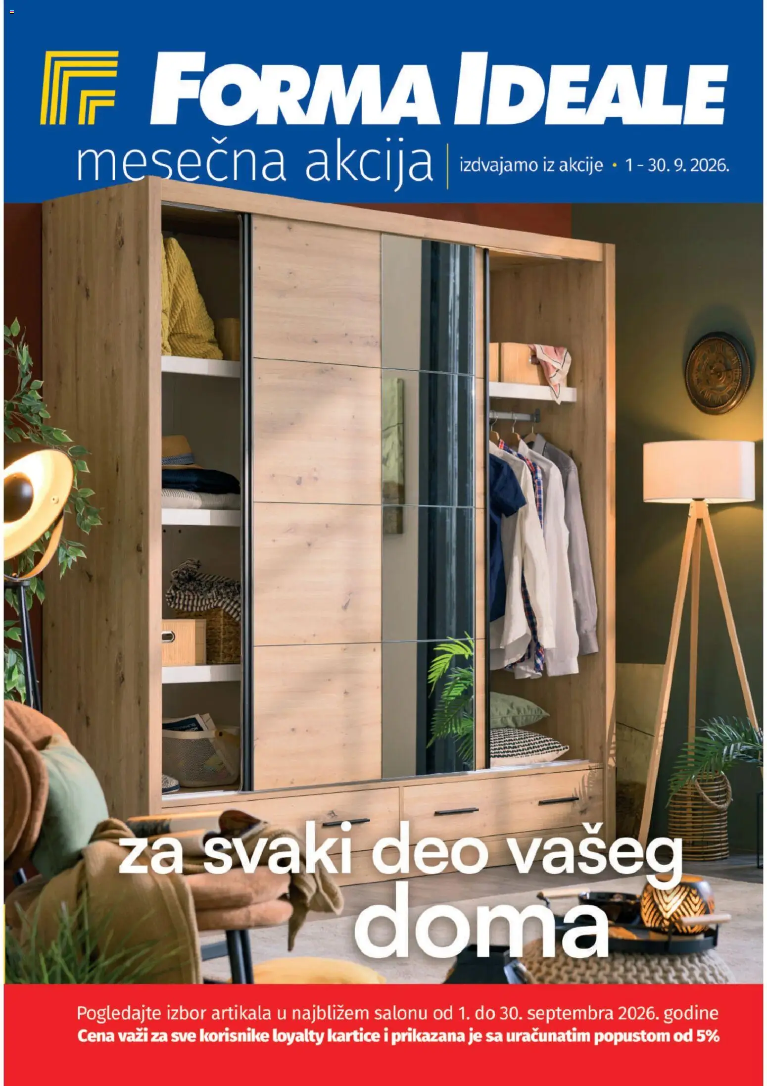 Pregled Forma Ideale kataloga - važi od 01.09.2026