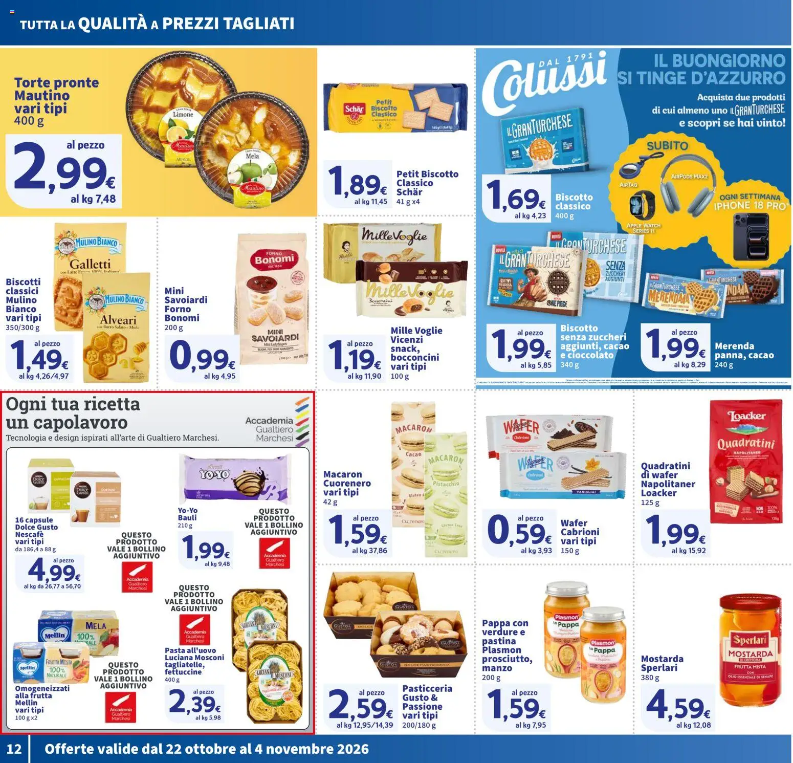 Anteprima dell'opuscolo SIGMA volantino Superstore dal negozio SIGMA valido da 22/10/2026 - Limone, Cioccolato, Frutta, Olio, Manzo, Fettuccine, Burro, Nescafé