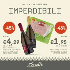 Anteprima dell'opuscolo Borello Supermercati volantino dal negozio Borello Supermercati valido da 02/07/2026