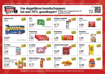 Voorbeeld van Budget Food folder van winkel Budget Food geldig vanaf 07-08-2026