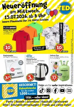 Vorschau von dem Prospekt des Geschäftes TEDi, gültig ab dem 15.07.2026