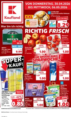 Vorschau von dem Prospekt des Geschäftes Kaufland, gültig ab dem 30.04.2026