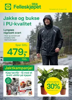 Forhåndsvis Felleskjøpet kundeavis fra butikk Felleskjøpet gyldig fra 24/08/2026