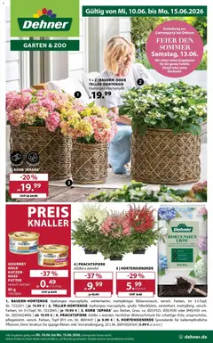 Vorschau von dem Prospekt des Geschäftes Dehner, gültig ab dem 09.06.2026