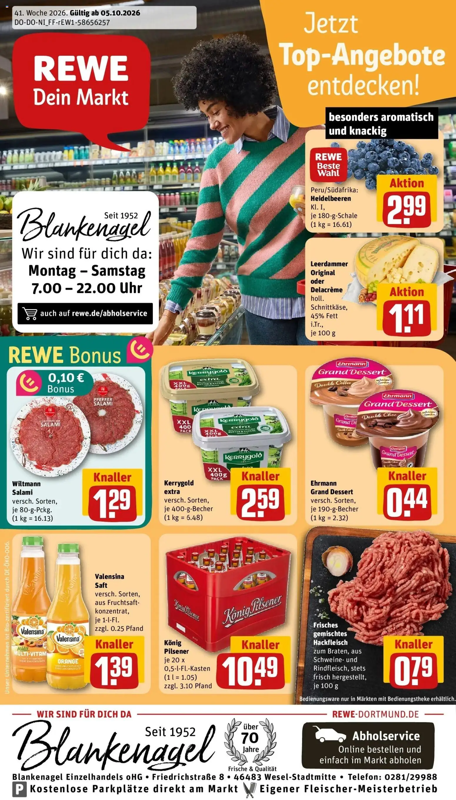 Vorschau von dem Prospekt des Geschäftes Rewe, gültig ab dem 05.10.2026
