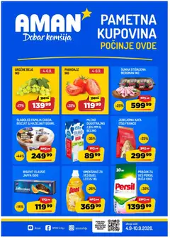 Pregled Aman kataloga - važi od 04.09.2026