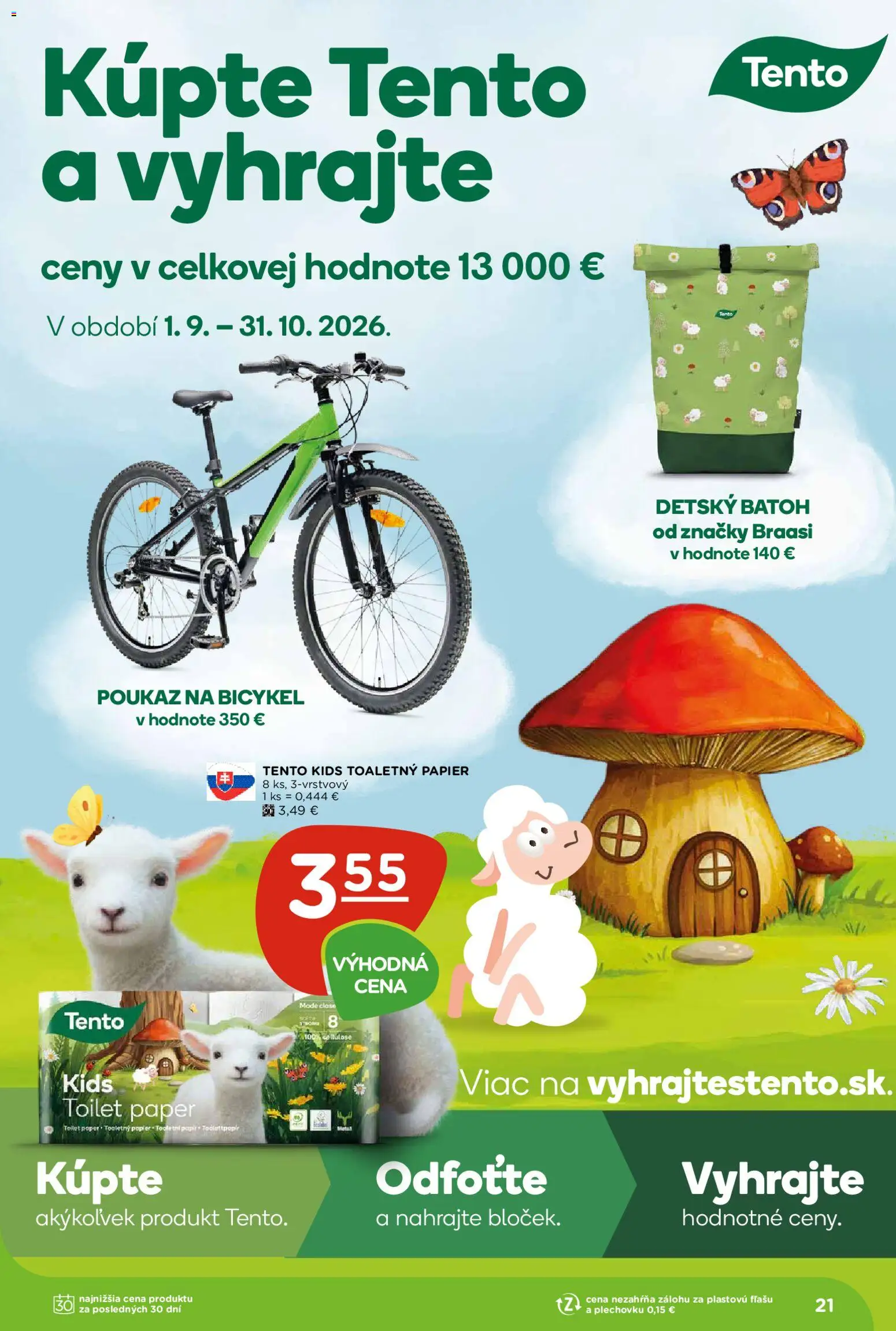 Náhľad Terno letáku platného od 08.10.2026 - Batoh, Toaletný papier