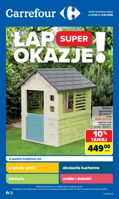 Pogląd gazetki "Carrefour gazetka - Łap super okazje" ze sklepu Carrefour ważnej od 27.04.2026