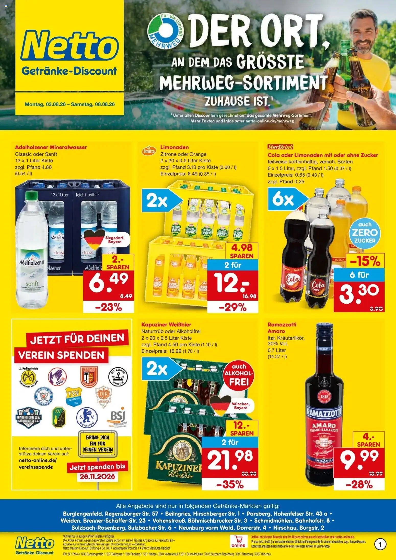 Vorschau von dem Prospekt des Geschäftes Netto Marken-Discount, gültig ab dem 03.08.2026