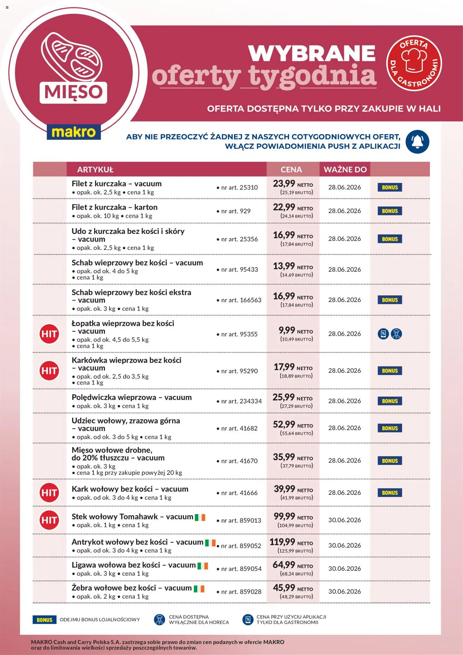 Pogląd gazetki "Makro gazetka - Wybrane oferty tygodnia" ze sklepu Makro ważnej od 22.06.2026