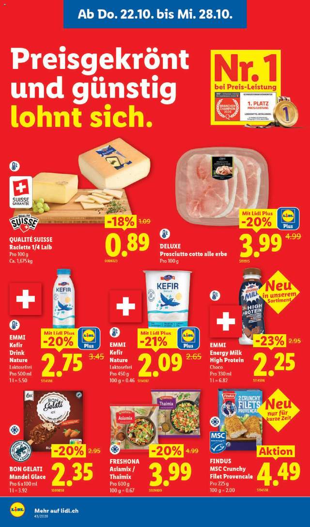 Neue Lidl Aktionen ab 22.10.
