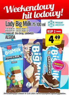 Pogląd gazetki "Prim Market promocja - Lody Big Milk Algida" ze sklepu Prim Market ważnej od 10.07.2026