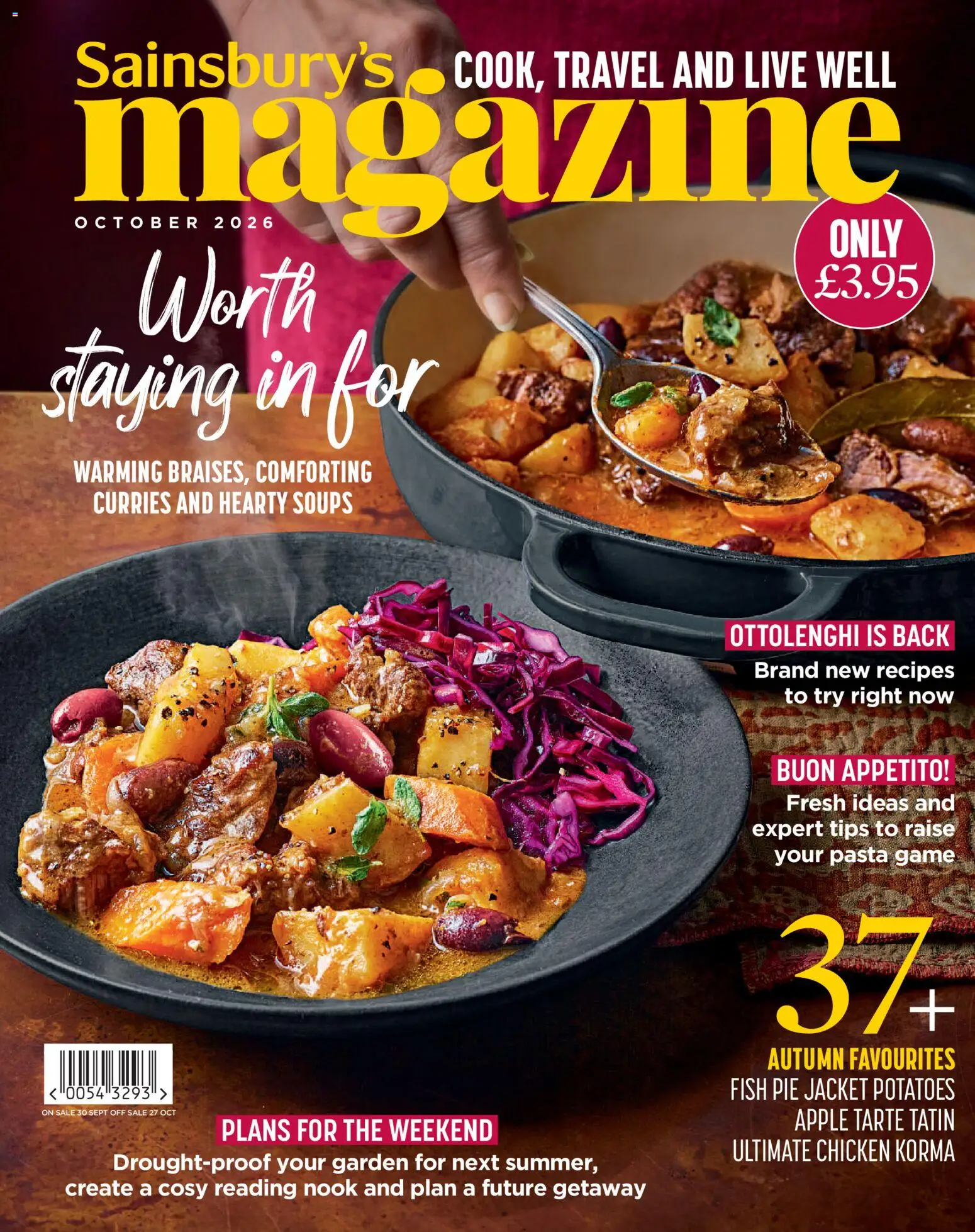 Preview of Sainsbury's Sainsbury's - Offers valid from 01/10/2026 - Apple, Fish, Pasta, Jacket, Potatoes, Pie, Soups, Magazine
