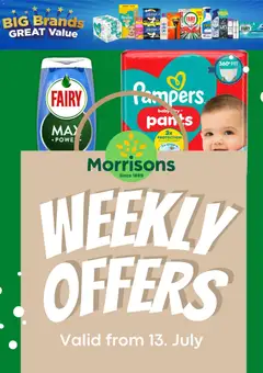 Preview of Morrisons Weekly offers Morrisons valid from 13/07/2026