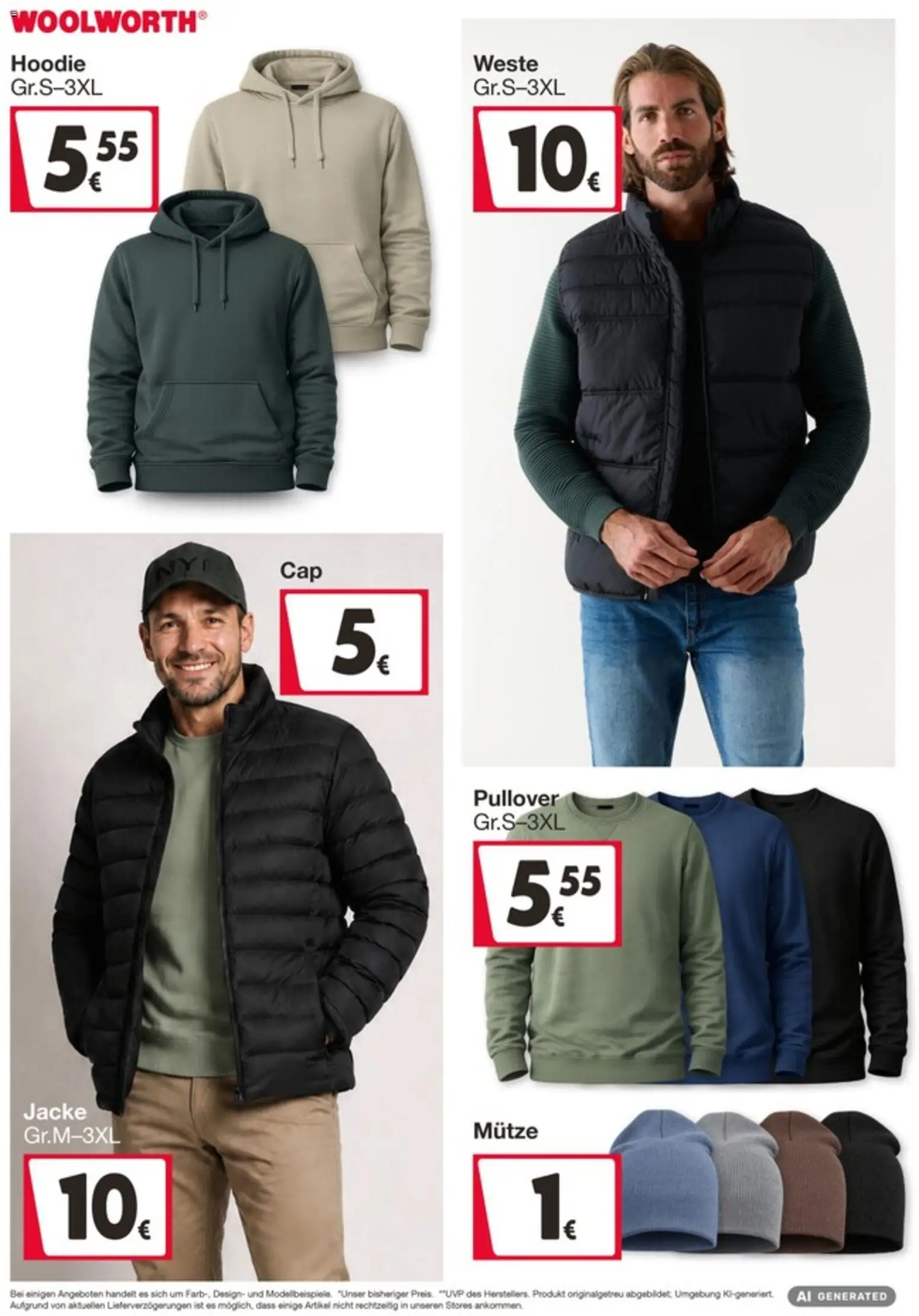 Vorschau von dem Prospekt des Geschäftes Woolworth, gültig ab dem 04.09.2026 - Hoodie, Pullover, Jacke, Weste