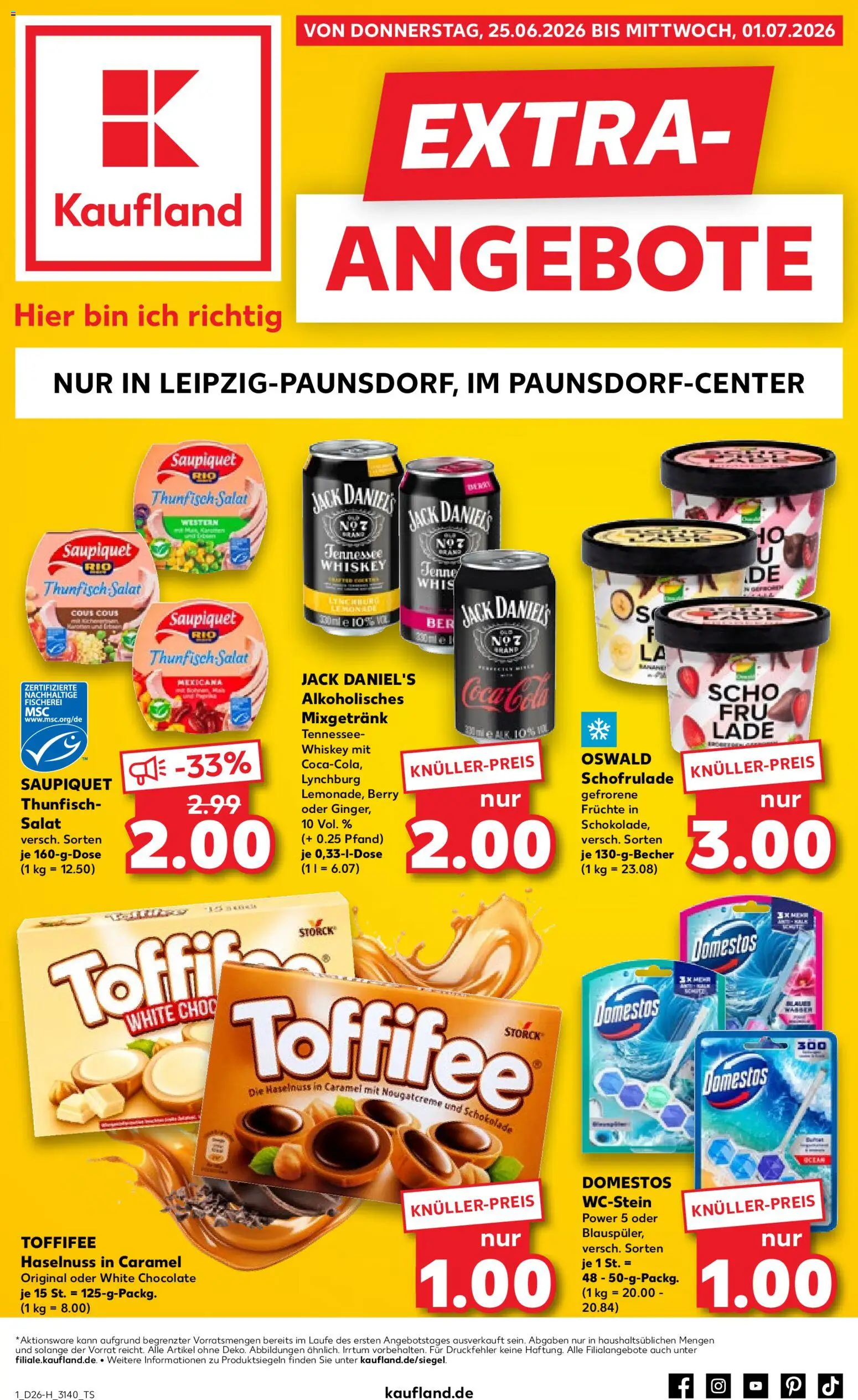 Vorschau von dem Prospekt des Geschäftes Kaufland, gültig ab dem 25.06.2026