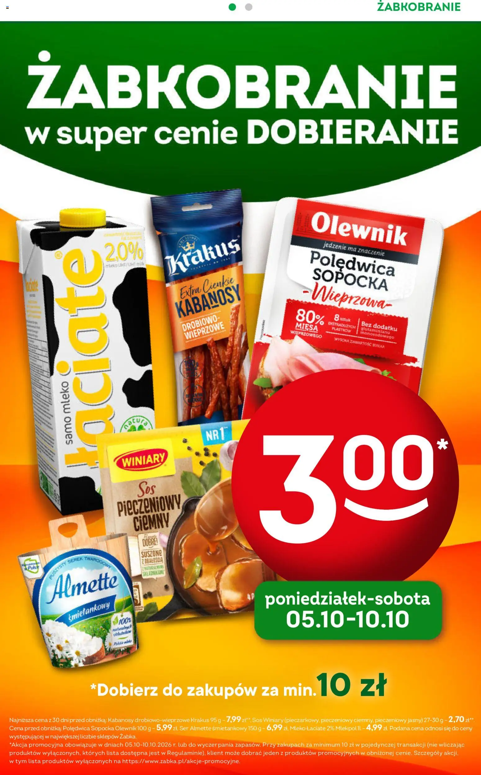 Pogląd gazetki "Żabka gazetka - Codzienne produkty" ze sklepu Żabka ważnej od 07.10.2026