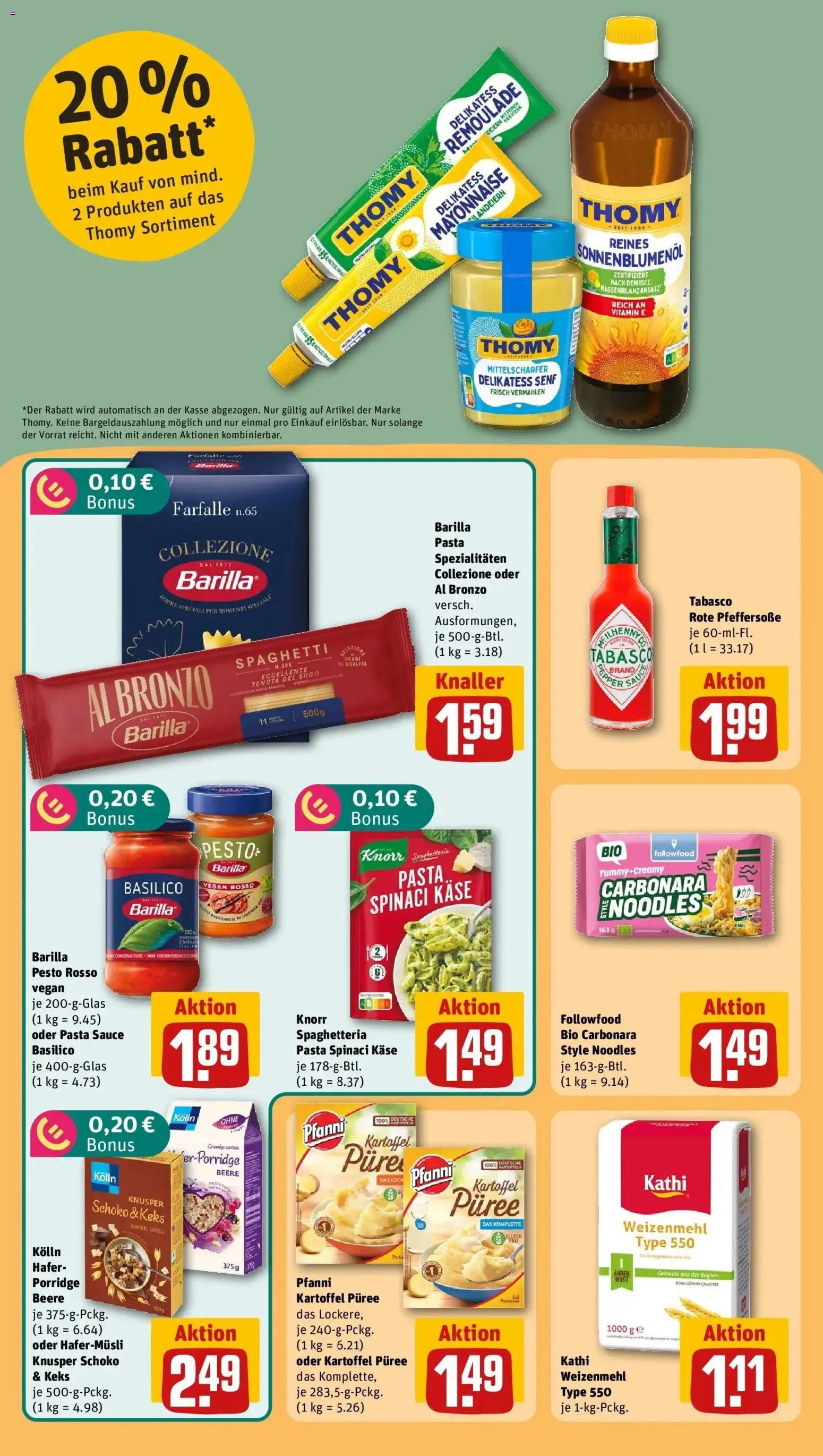 Vorschau von dem Prospekt des Geschäftes Rewe, gültig ab dem 26.10.2026