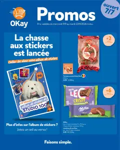 Prévisualisation de OKay Publicité du magasin OKay formulaire valide 09/09/2026