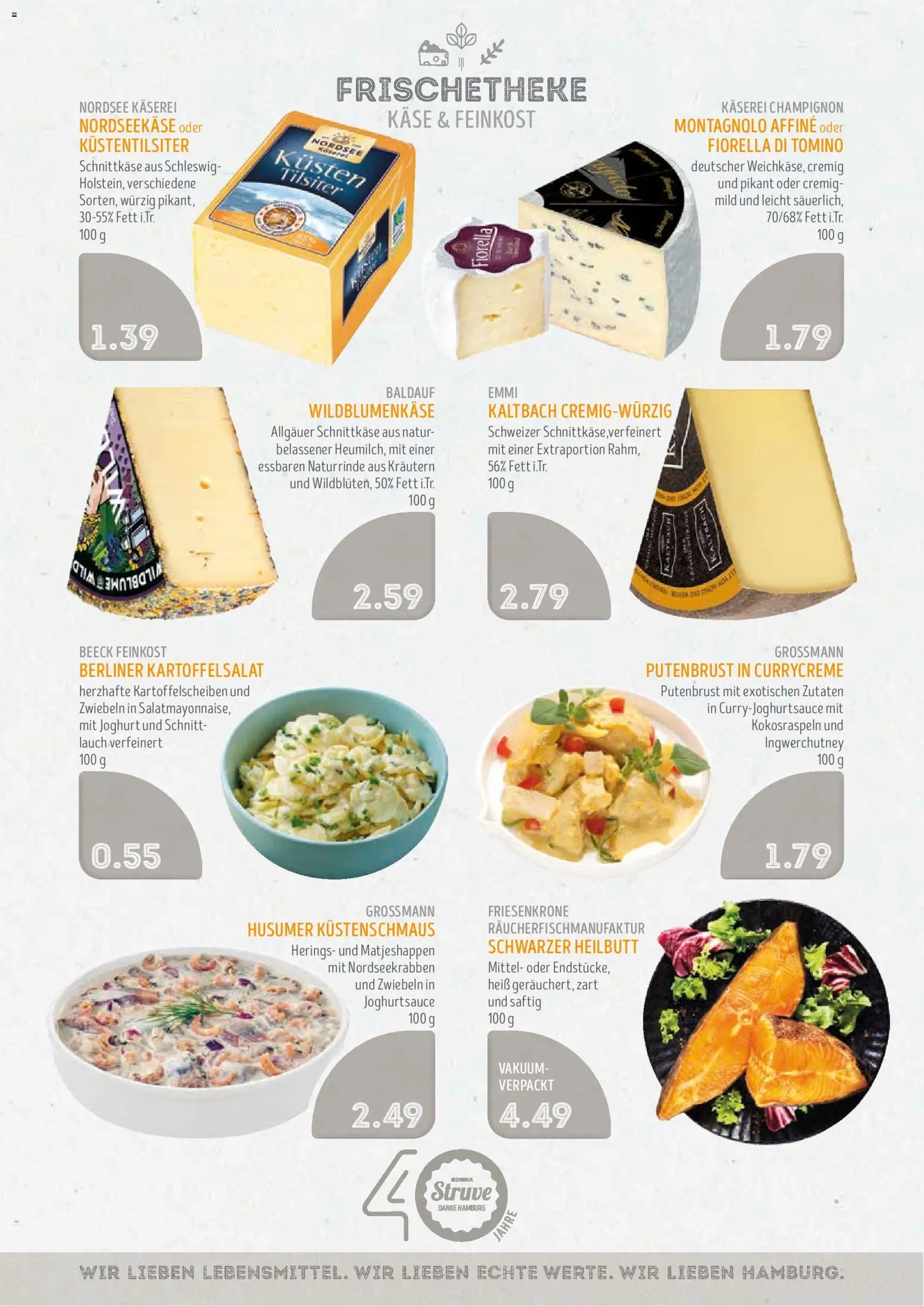 Vorschau von dem Prospekt des Geschäftes Edeka Struve, gültig ab dem 02.11.2026 - Käse, Joghurt, Lauch, Berliner, Putenbrust, Zwiebeln