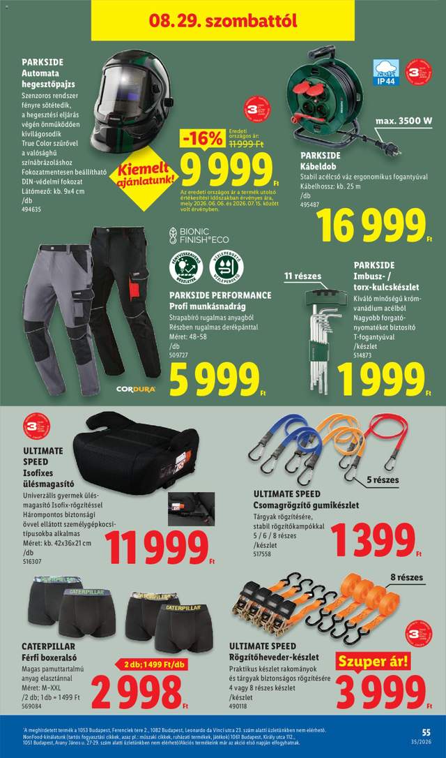 Új Lidl akciós újság 08.27.