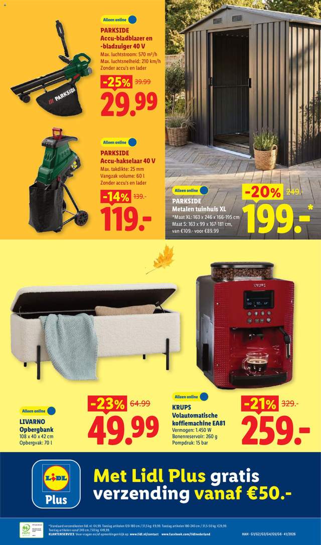 Nieuwe Lidl folder vanaf 05-10