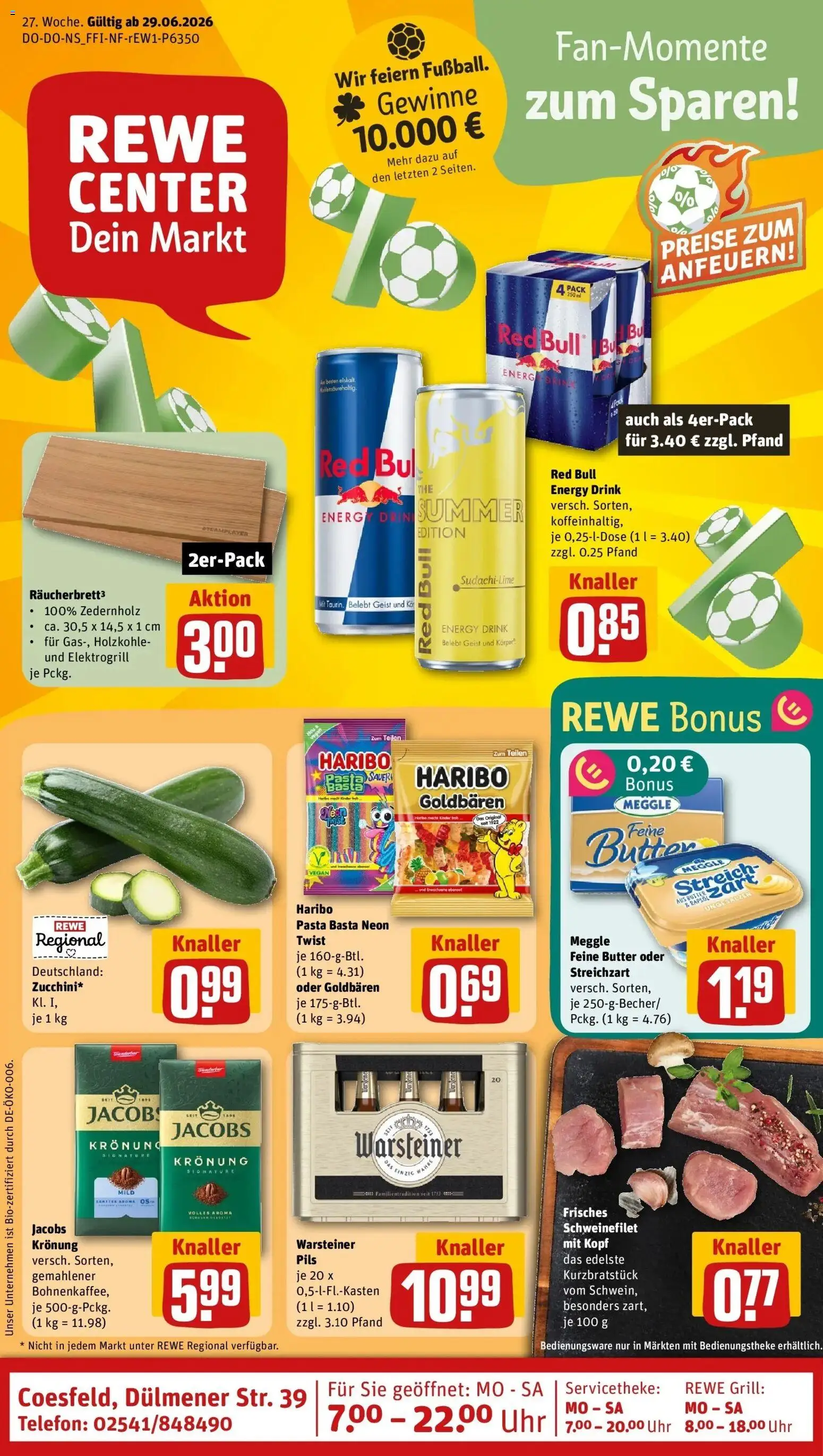 Vorschau von dem Prospekt des Geschäftes Rewe, gültig ab dem 29.06.2026