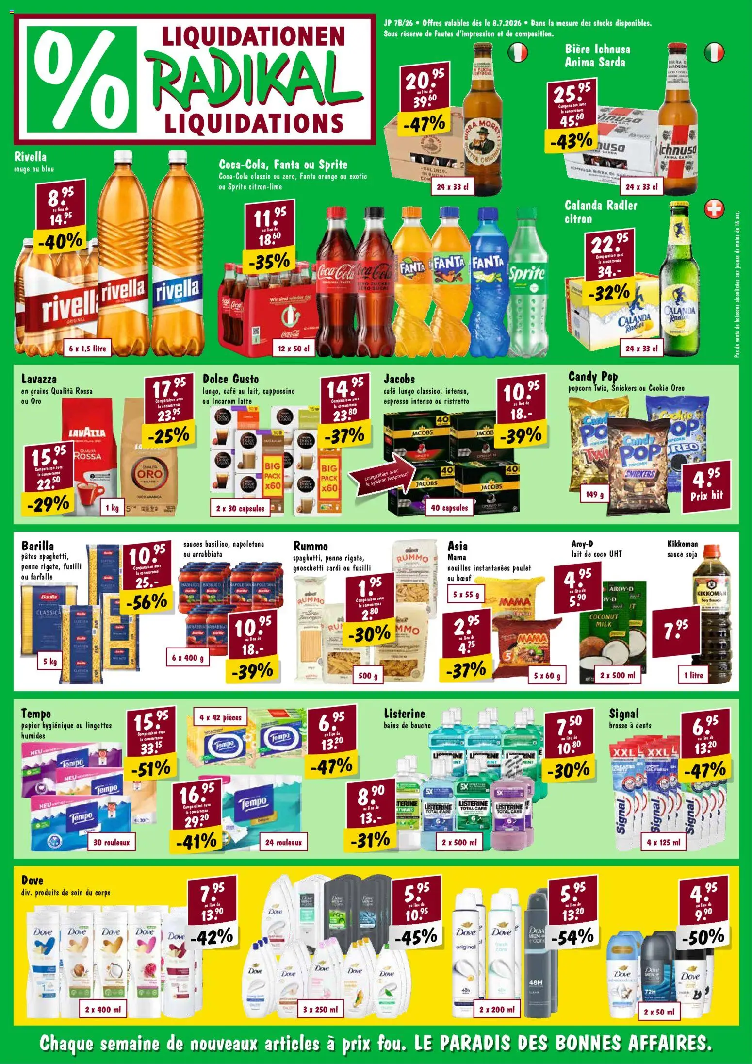 Vorschau des Merkblatts Radikal aktionen FR vom Shop Radikal gültig von 08.07.2026 bis 14.07.2026