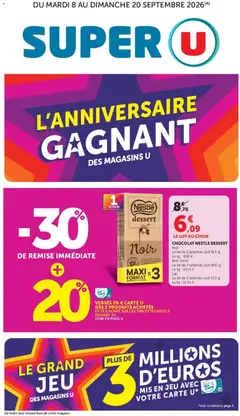 Prévisualisation de Super U catalogue du magasin Super U formulaire valide 08/09/2026