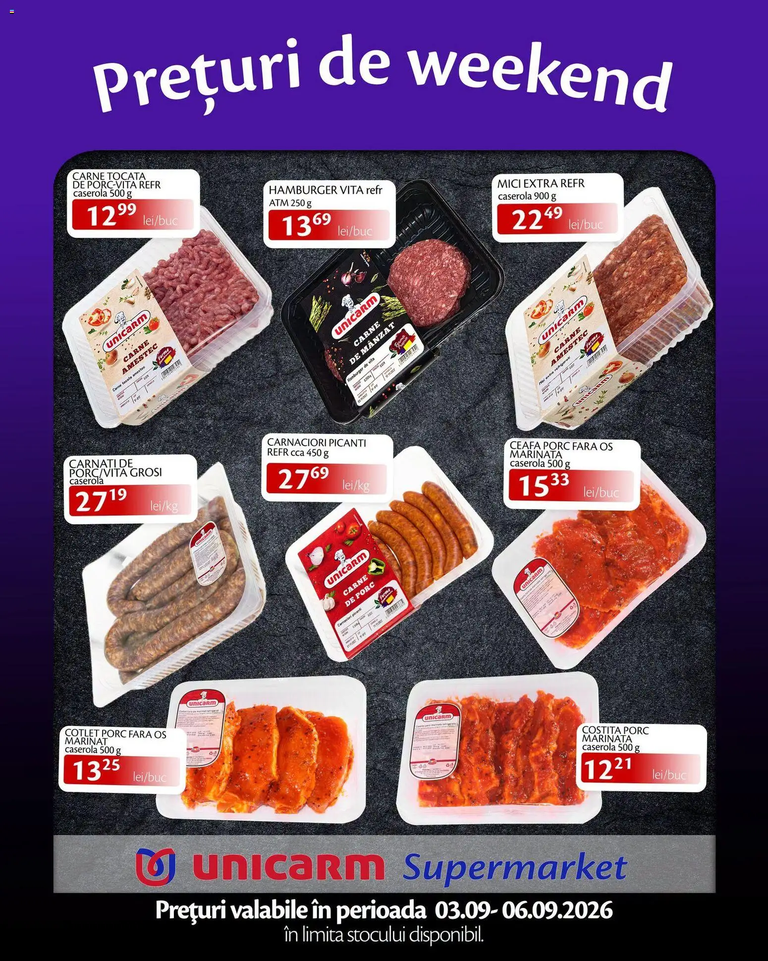 Previzualizarea de cataloage: Unicarm Unicarm Catalog Prețuri de weekend valabil de la 03.09.2026