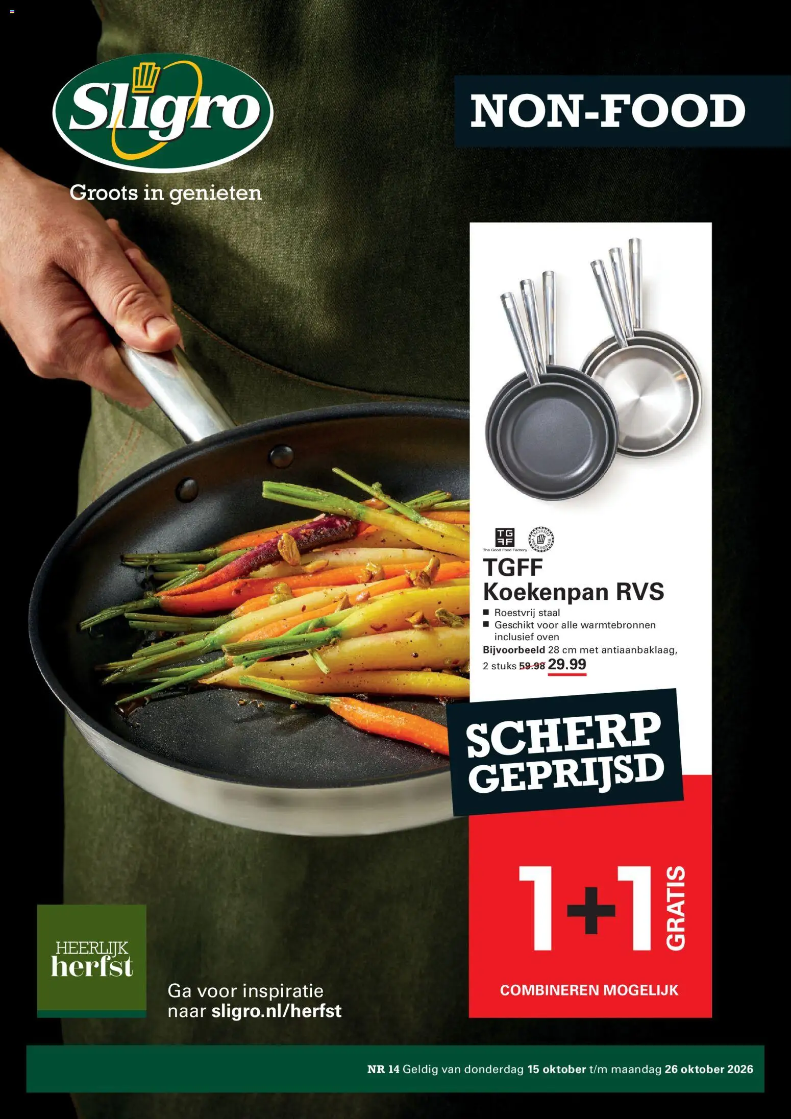 Voorbeeld van Sligro Folder van winkel Sligro geldig vanaf 15/10/2026 - Oven